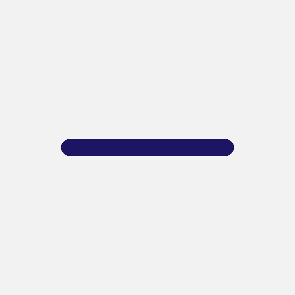 minus delete remove icon line application software set vector