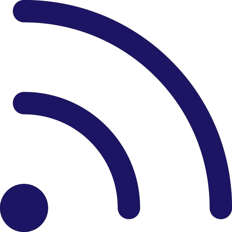 rss icon line application software set vector