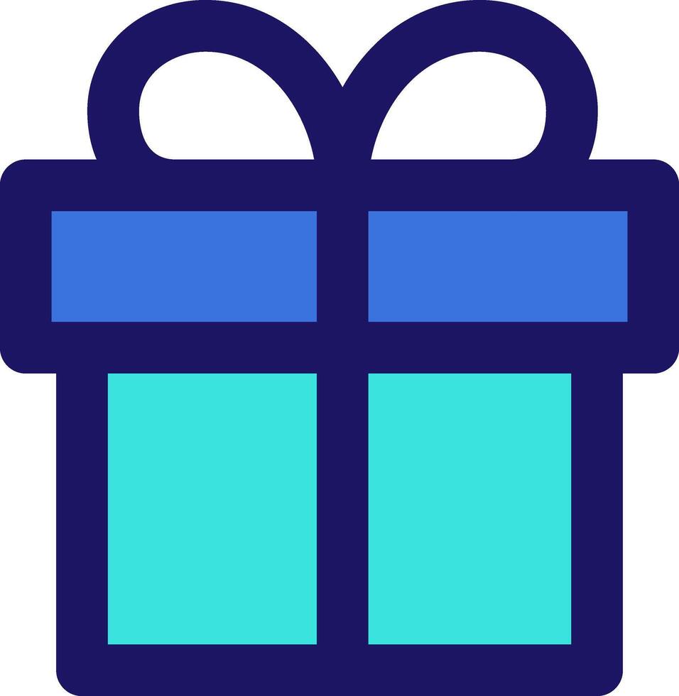 gift present icon line application software set vector