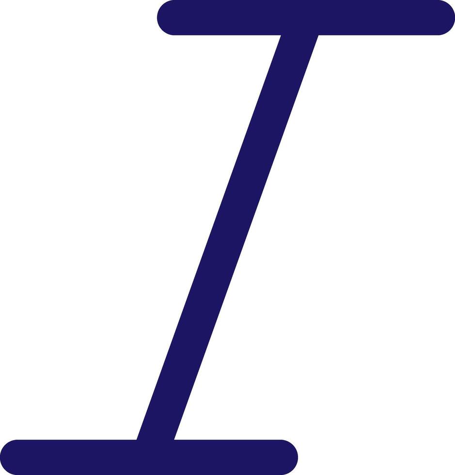 italic text icon line application software set vector