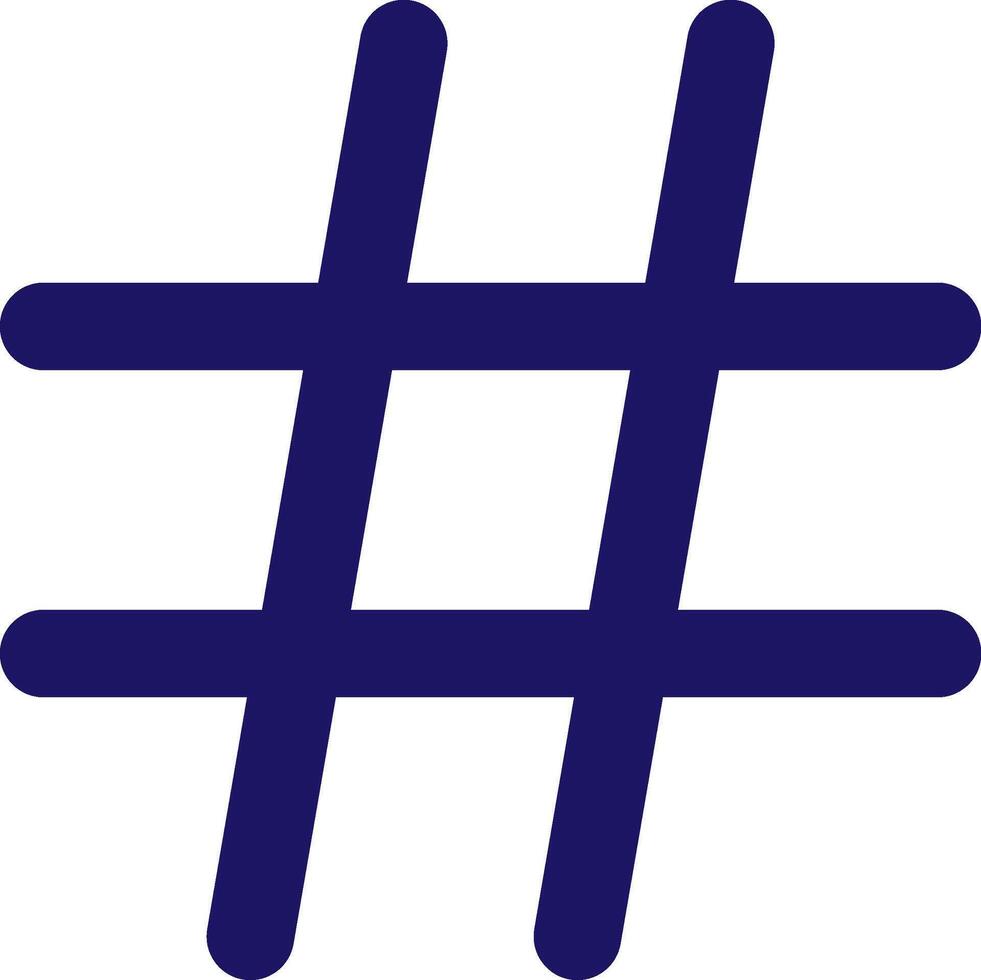 hash icon line application software set vector