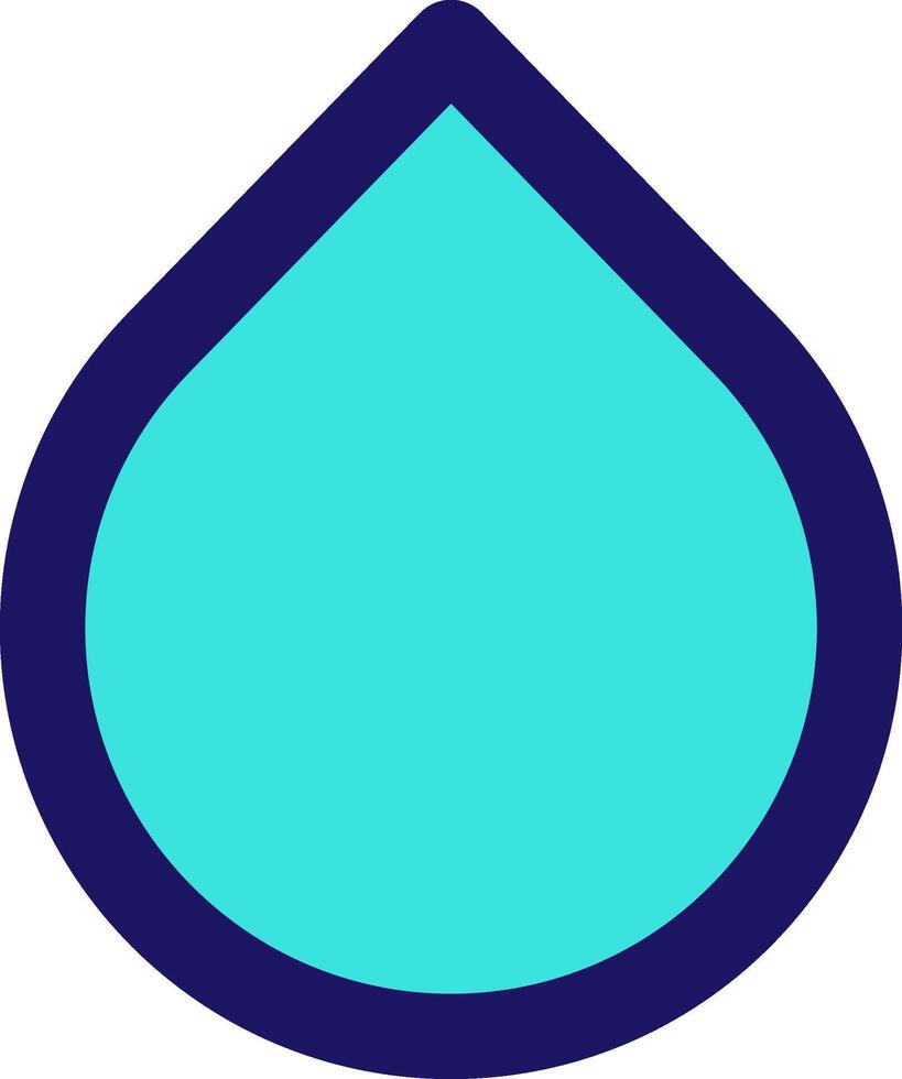 droplet water icon line application software set vector