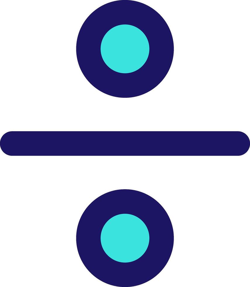 divide math icon line application software set vector