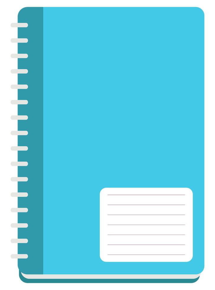 Blue book icon clipart in graphic illustration design isolated on white background. vector