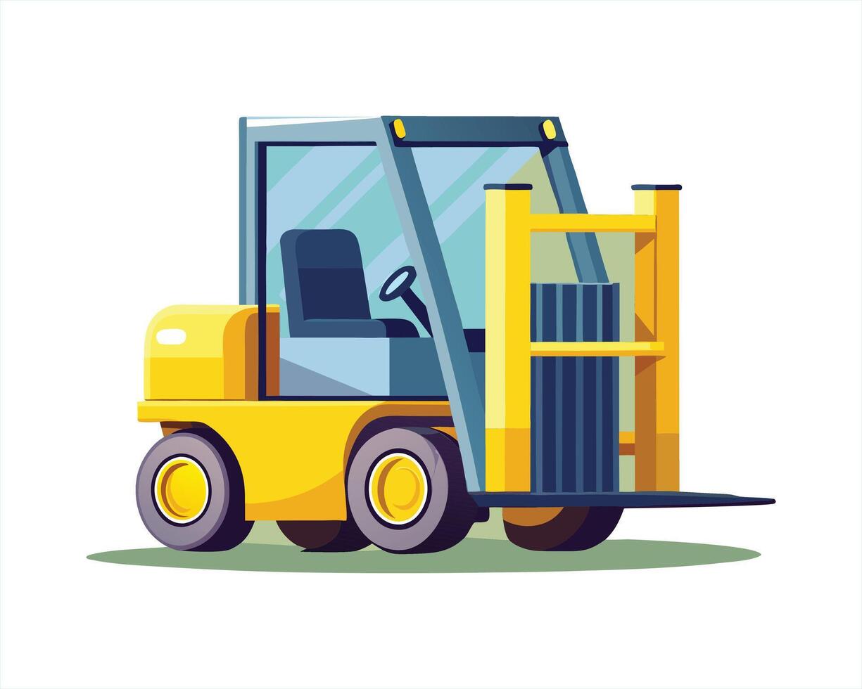 Construction vehicle concept illustration vector