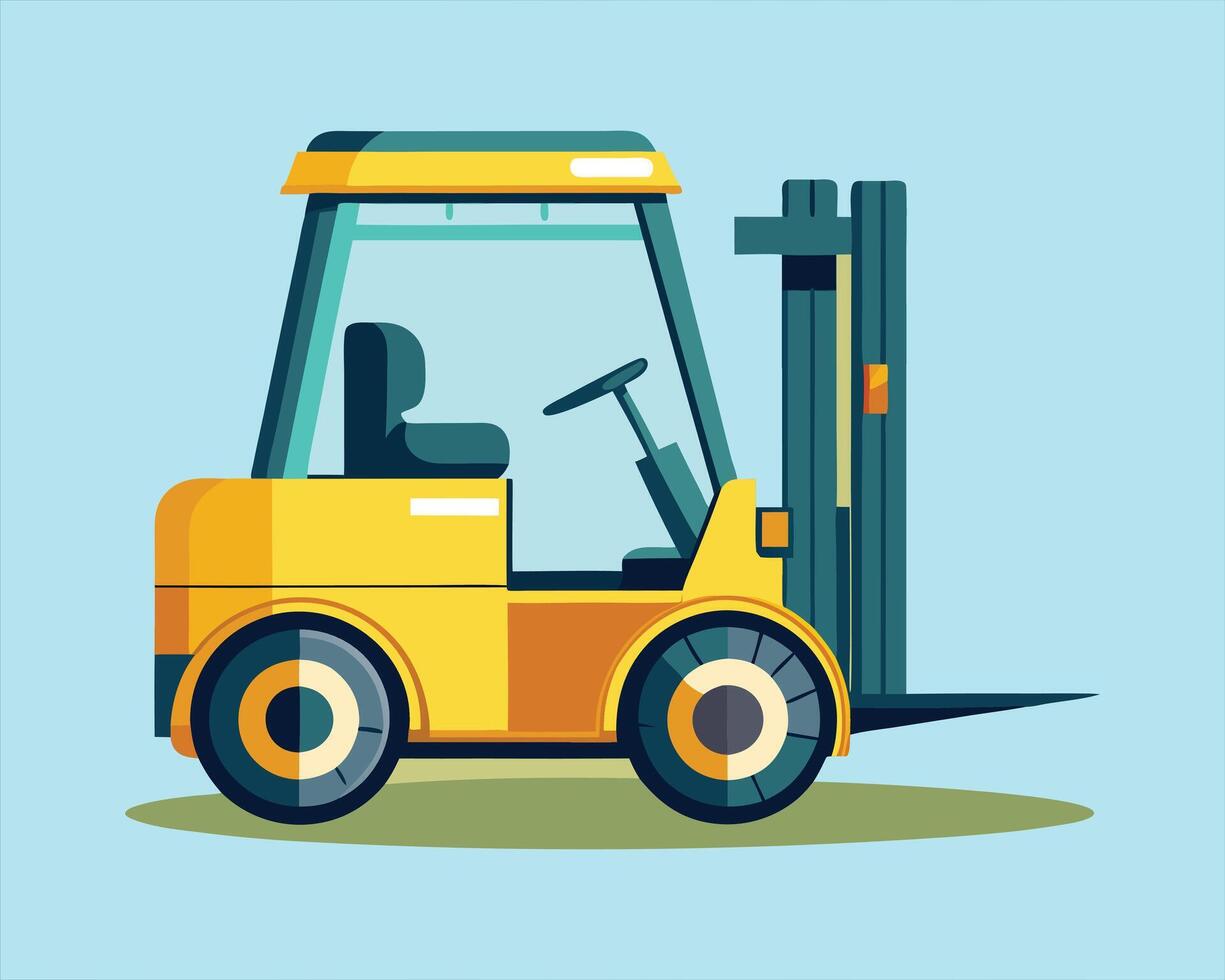 Construction vehicle concept illustration vector