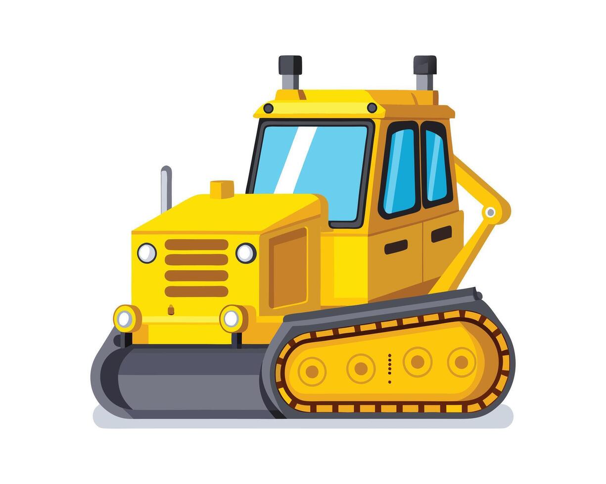 Construction vehicle concept illustration vector