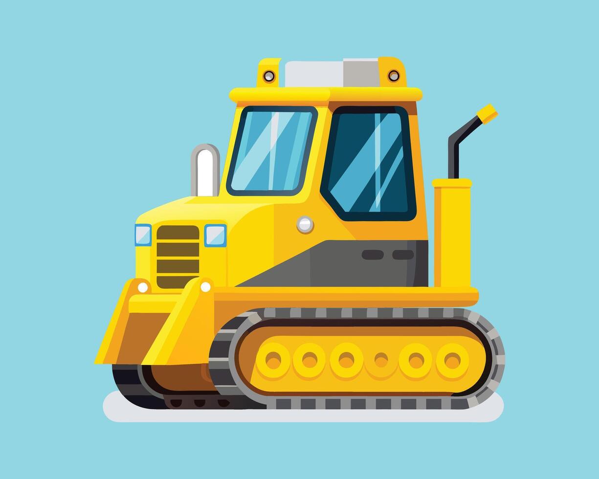 Construction vehicle concept illustration vector