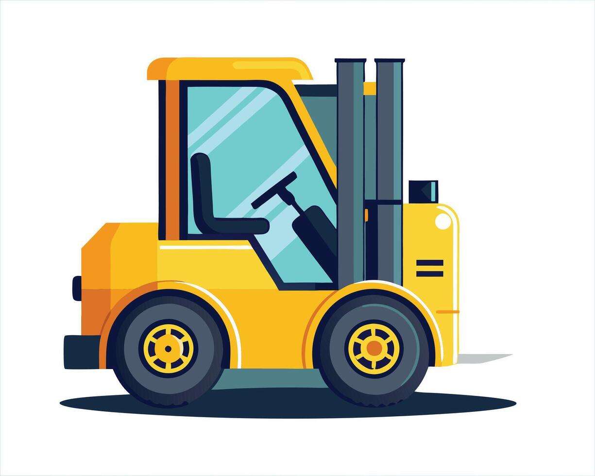 Construction vehicle concept illustration vector