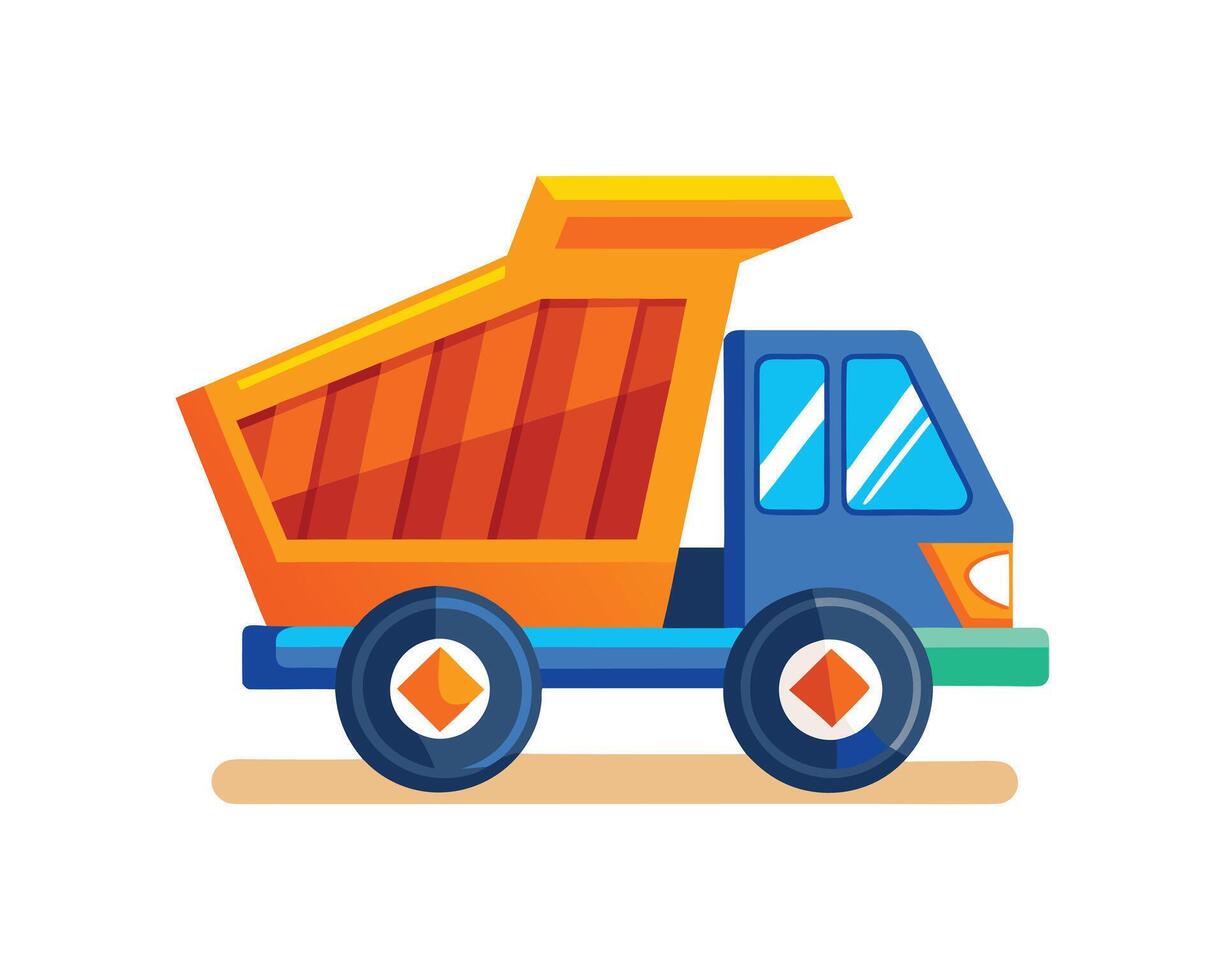 Construction vehicle concept illustration vector