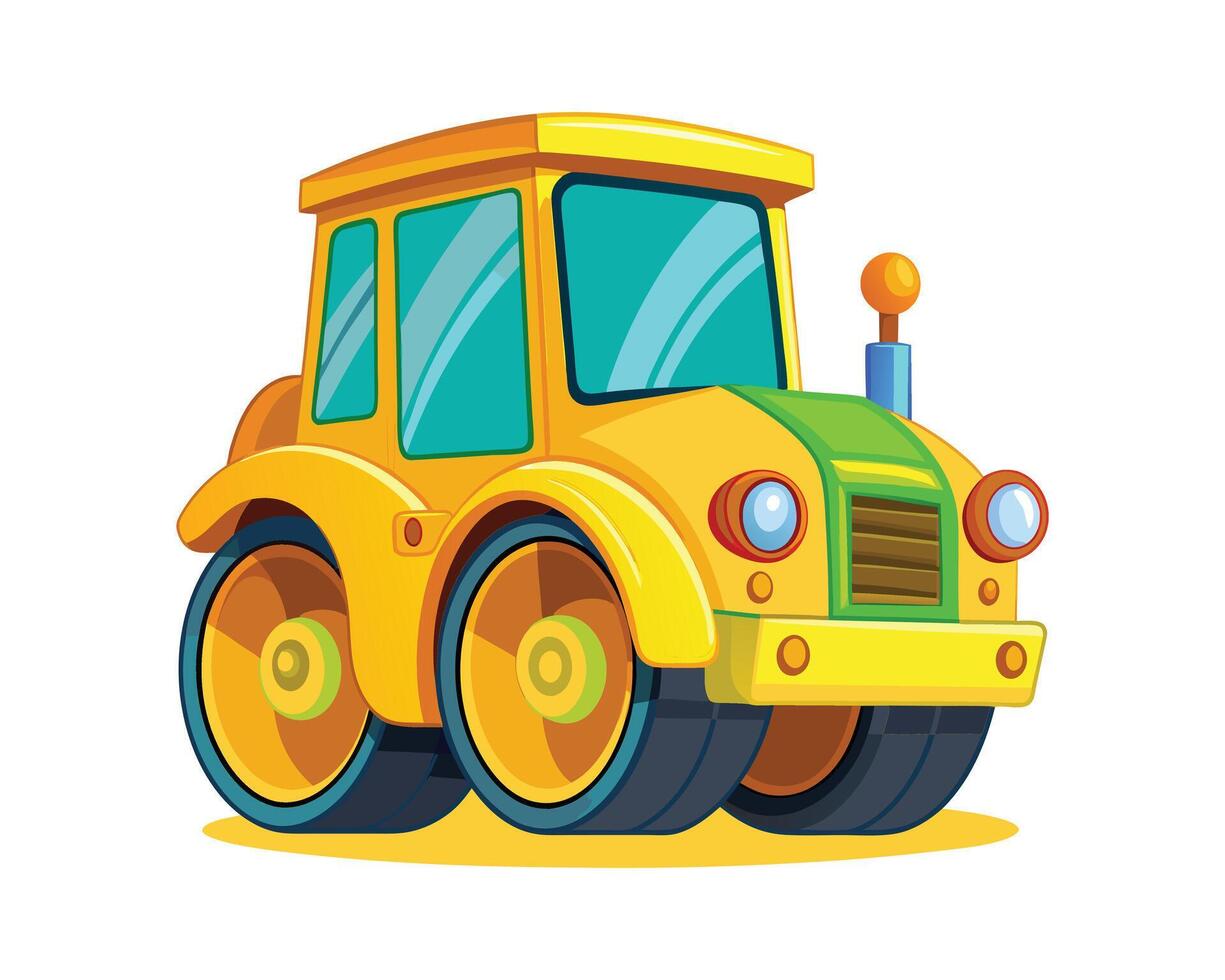 Construction vehicle concept illustration vector