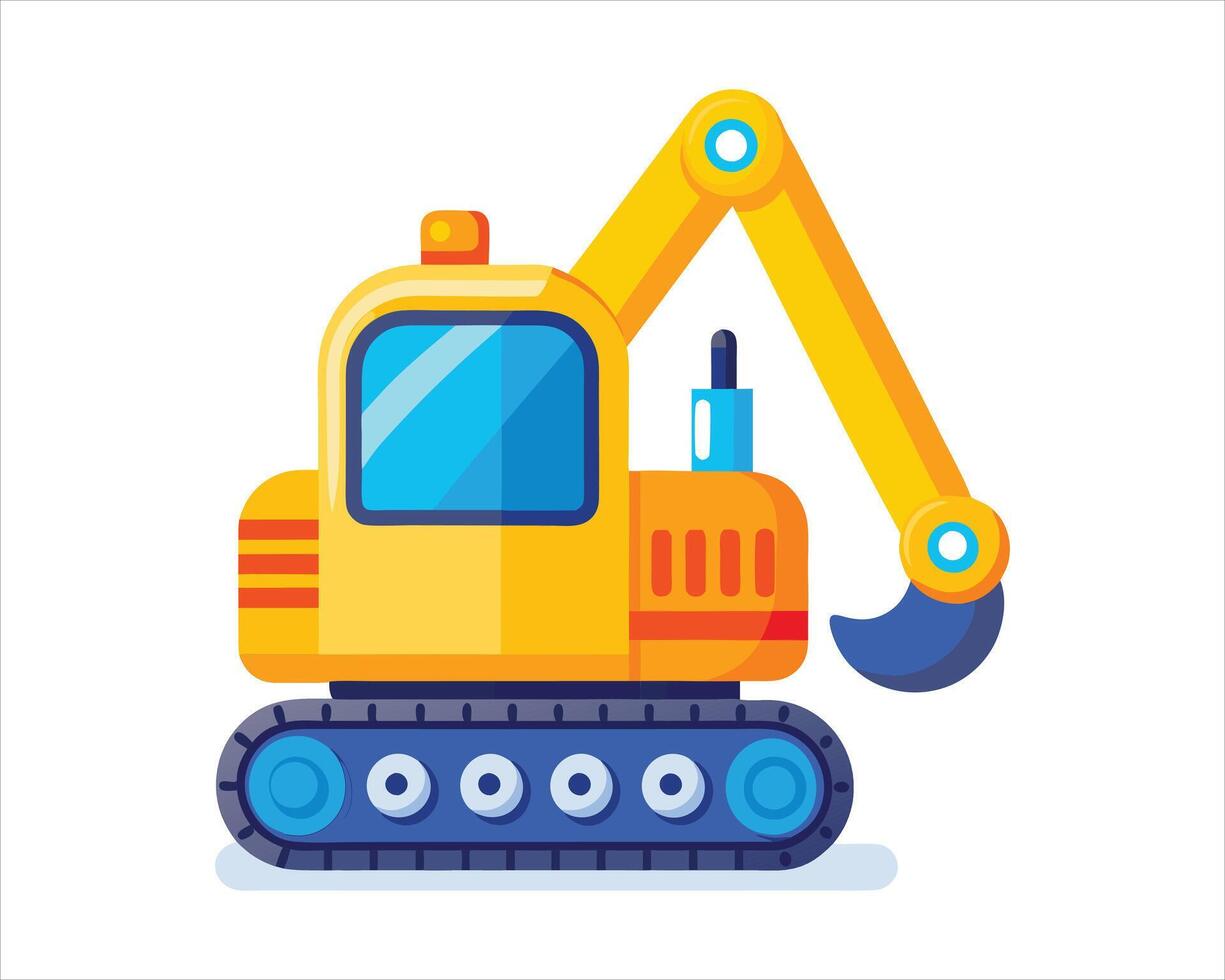 Construction vehicle concept illustration vector
