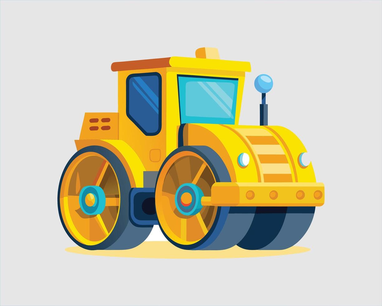 Construction vehicle concept illustration vector