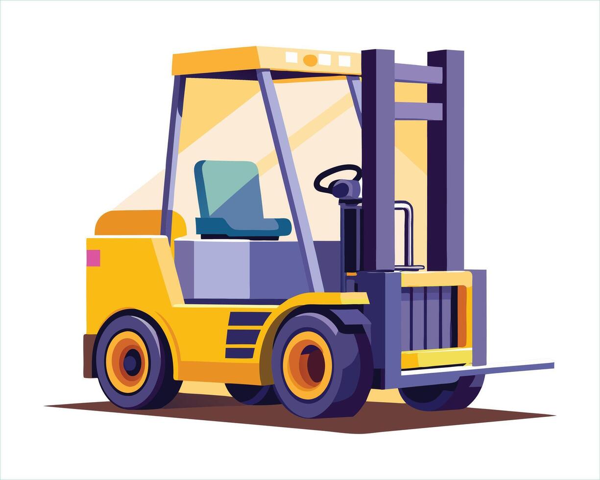 Construction vehicle concept illustration vector