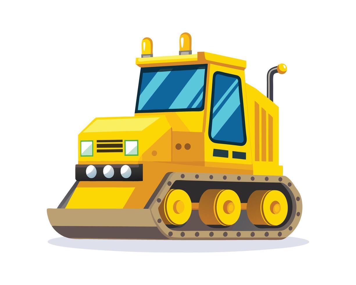 Construction vehicle concept illustration vector