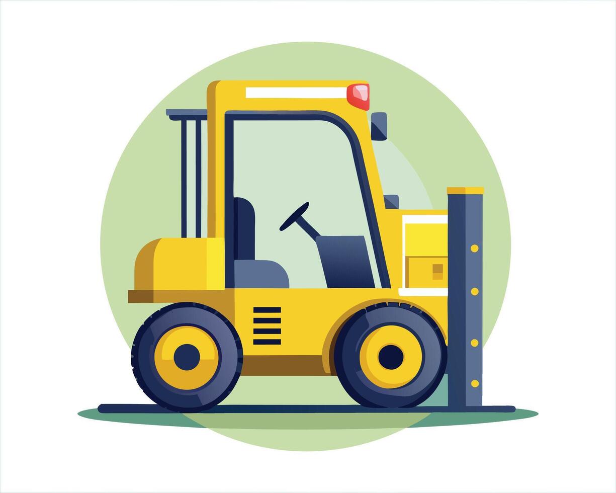 Construction vehicle concept illustration vector