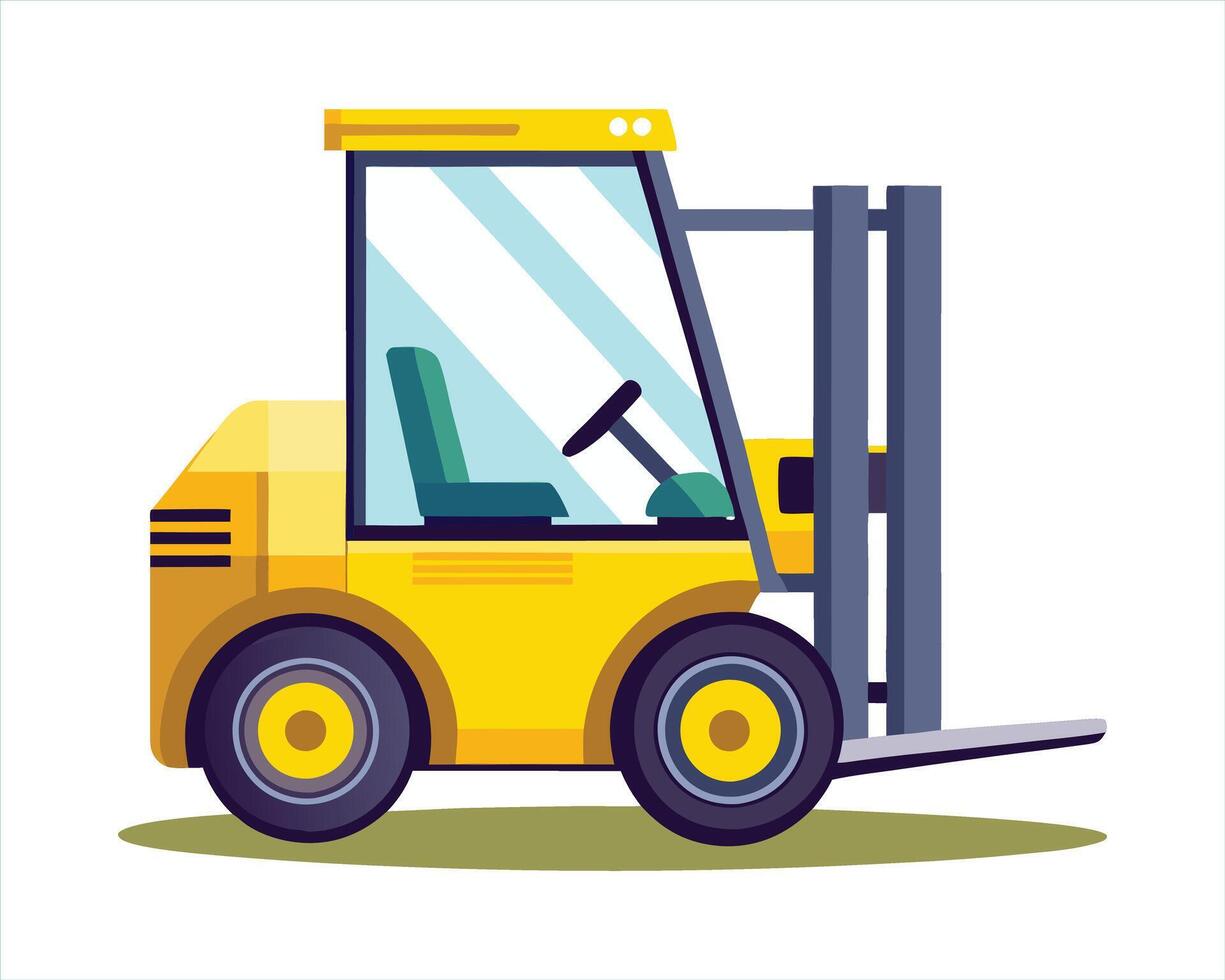 Construction vehicle concept illustration vector
