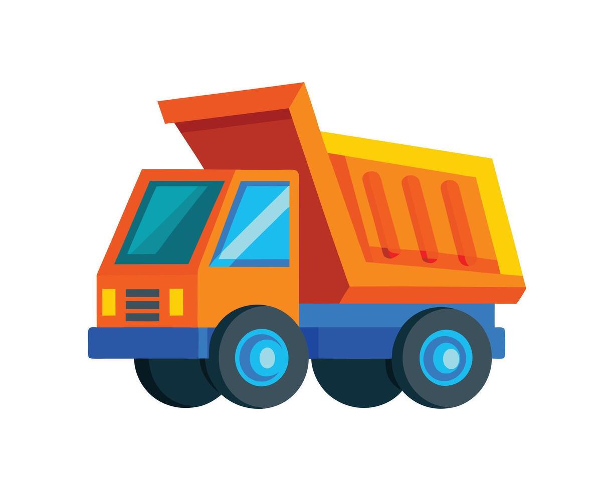 Construction vehicle concept illustration vector