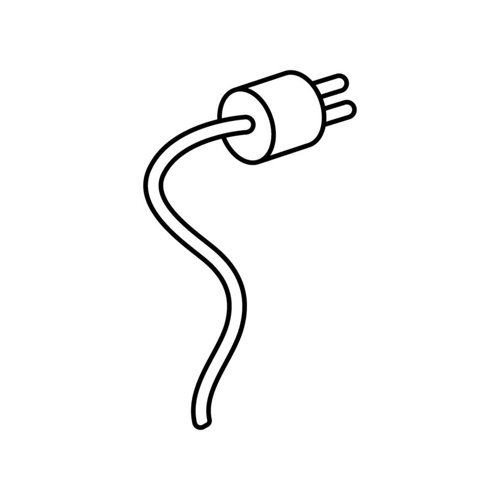 Electricity plug icon . Charger illustration sign. Electricity symbol or logo. vector