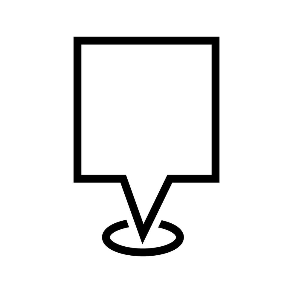Location icon. Map pin illustration sign. point symbol. Pin logo. vector