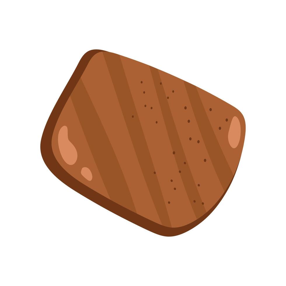 Beefsteak meat food product raw beef steak fresh portion for cooking butcher shop on white vector