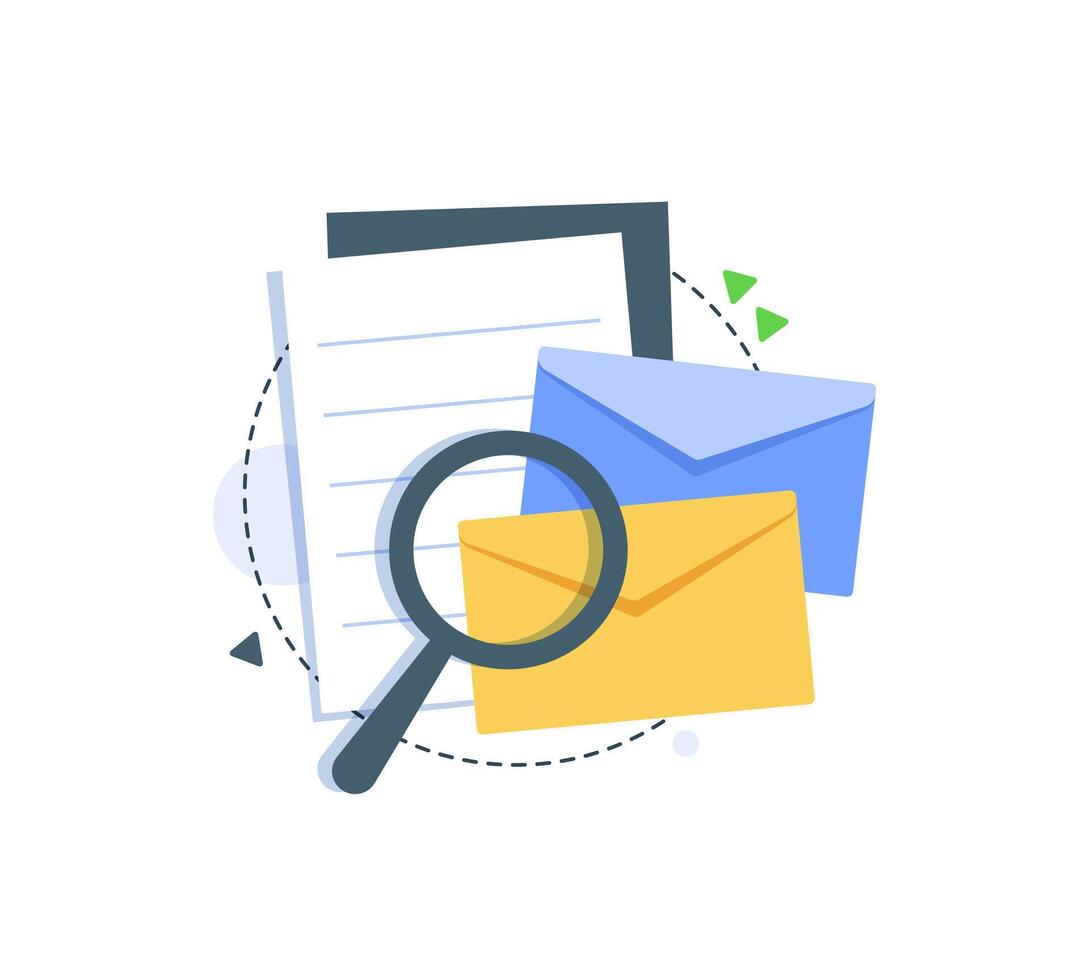 Email and messaging,Email marketing campaign vector