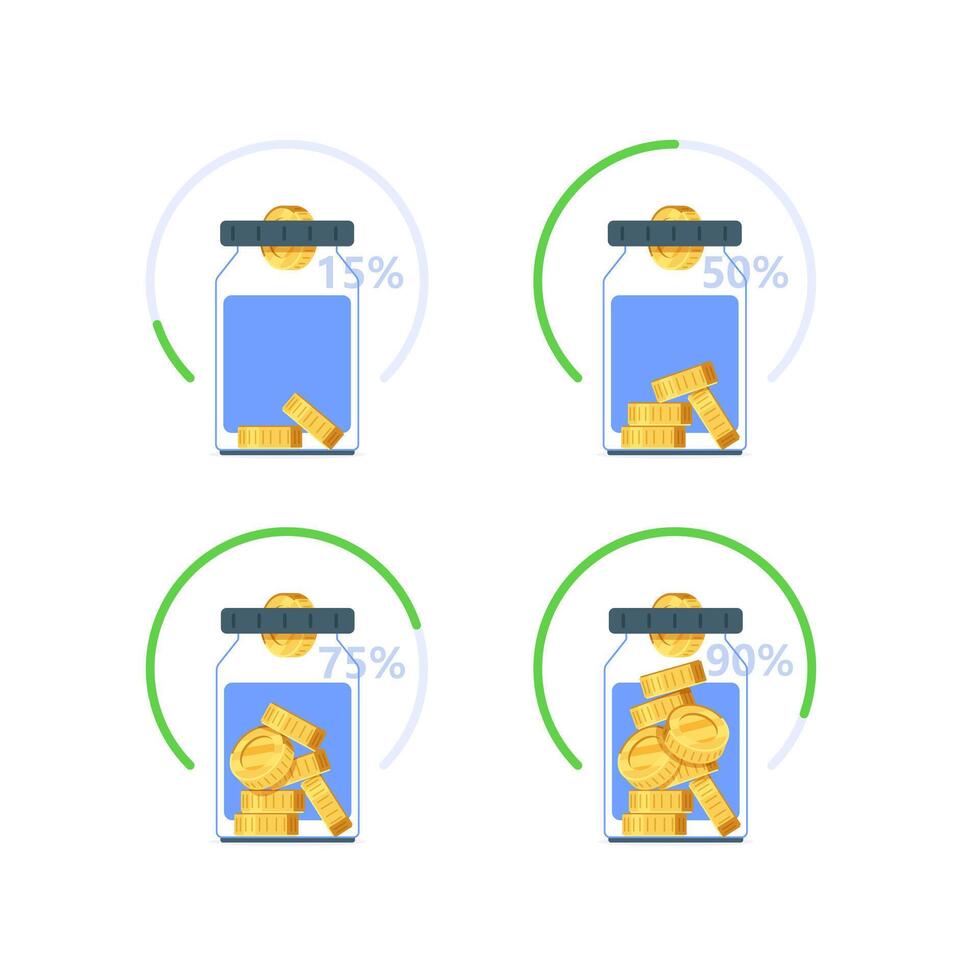 income, savings, investment,Symbol of wealth, Business success vector