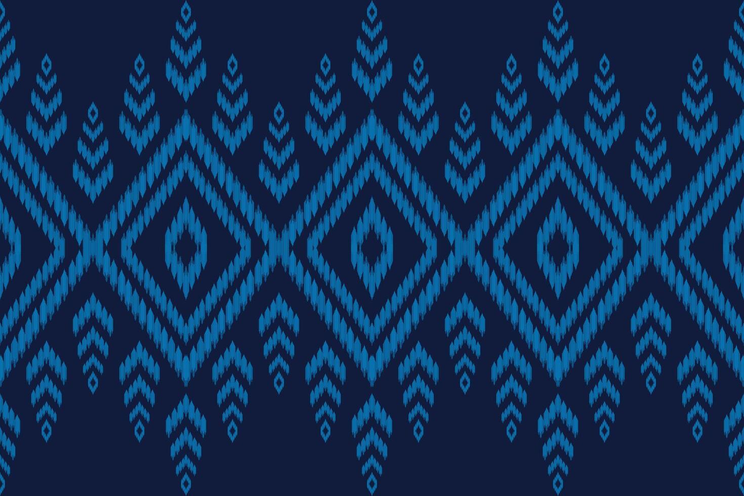 Abstract ikat geometric seamless pattern. Abstract ikat geometric pattern style. ikat geometric design for background, wallpaper, textile, fabric, clothing, embroidery, print vector