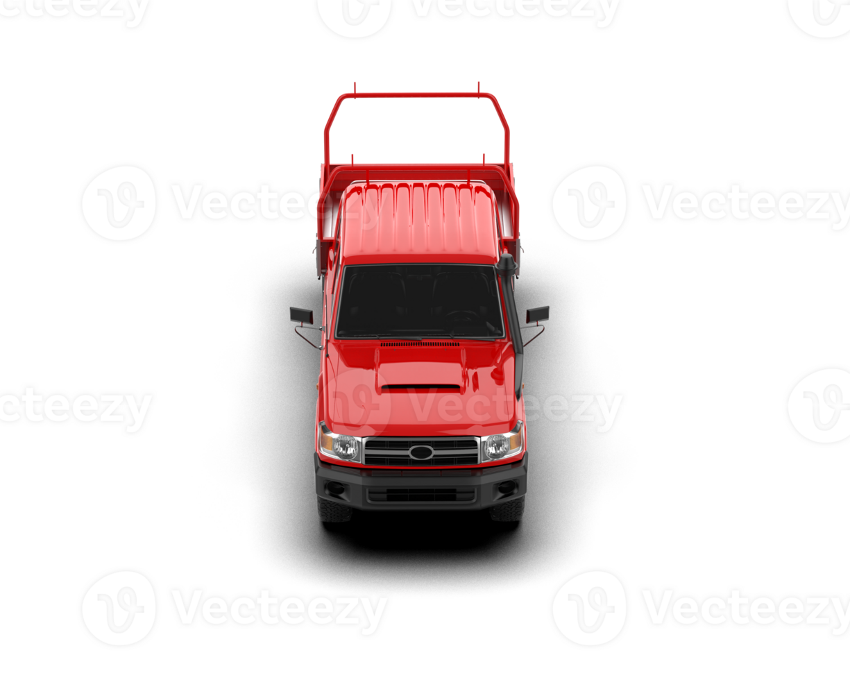Pickup truck isolated on background. 3d rendering - illustration png