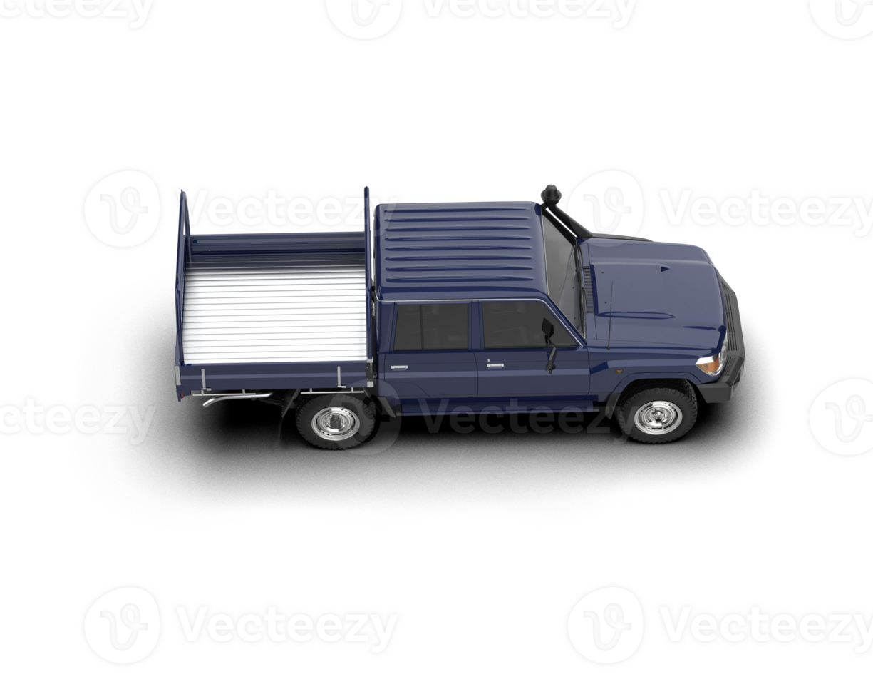 Pickup truck isolated on background. 3d rendering - illustration png