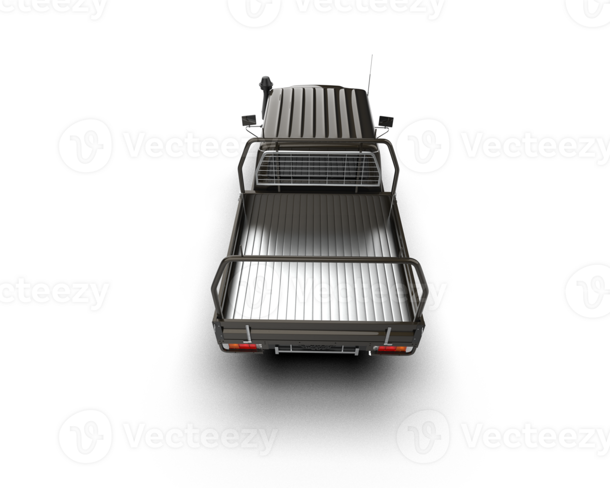 Pickup truck isolated on background. 3d rendering - illustration png