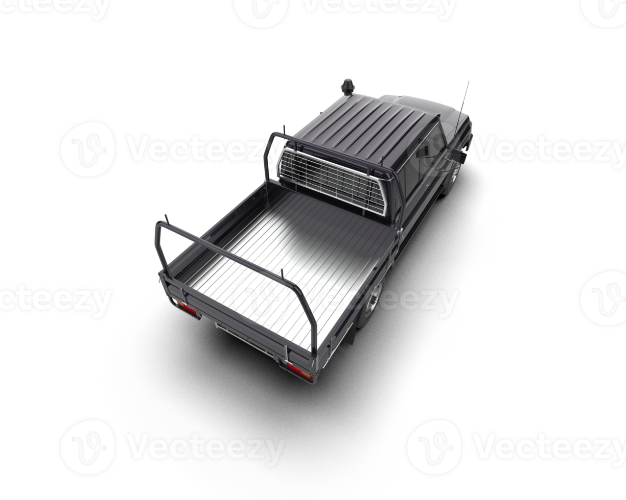 Pickup truck isolated on background. 3d rendering - illustration png