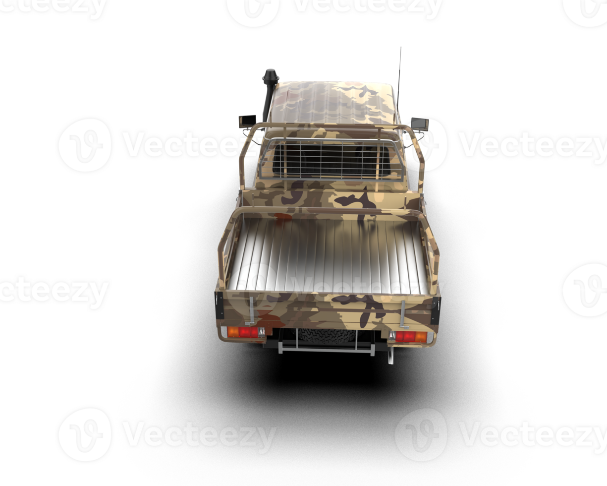 Realistic bus isolated on background. 3d rendering - illustration png
