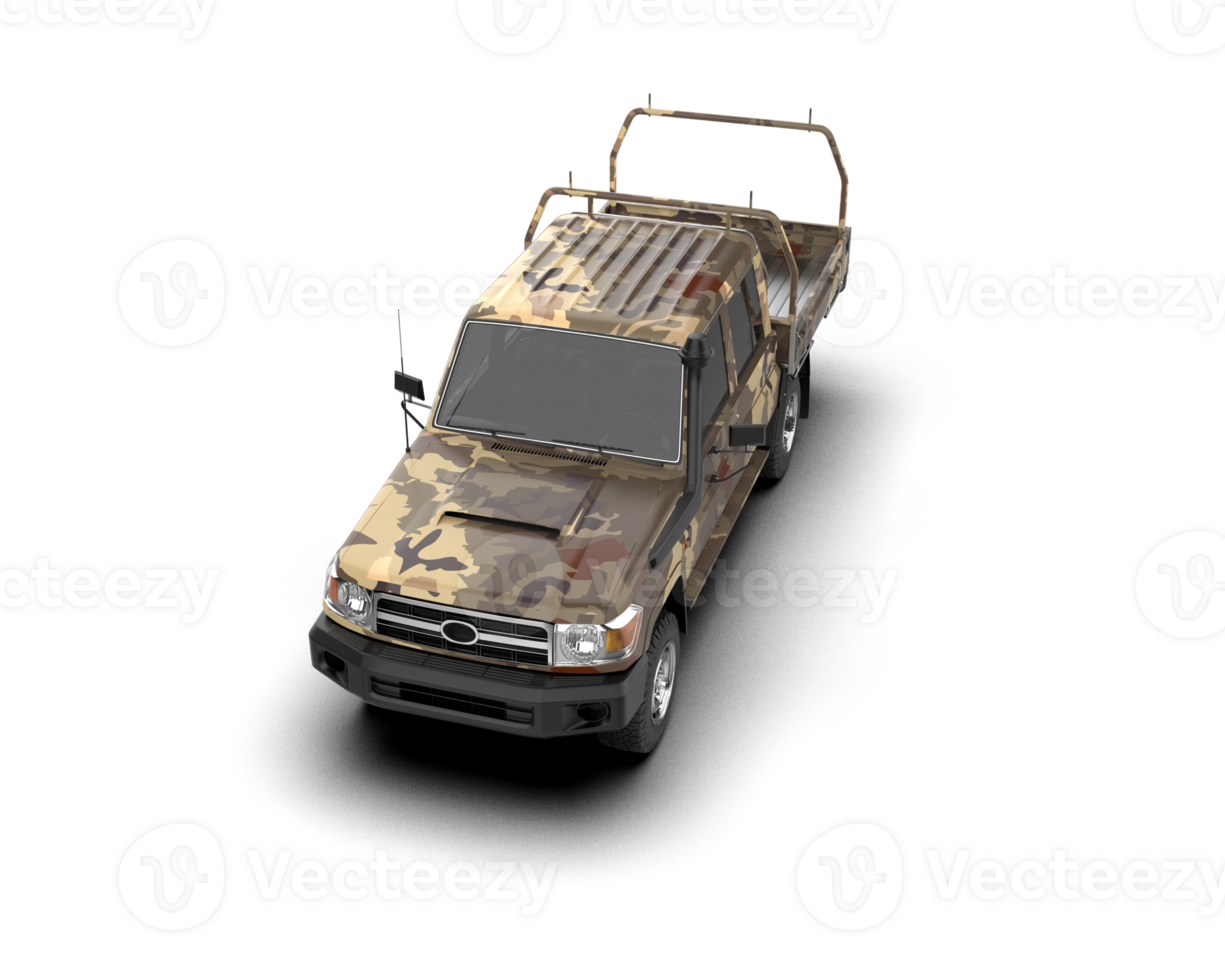 Realistic bus isolated on background. 3d rendering - illustration png
