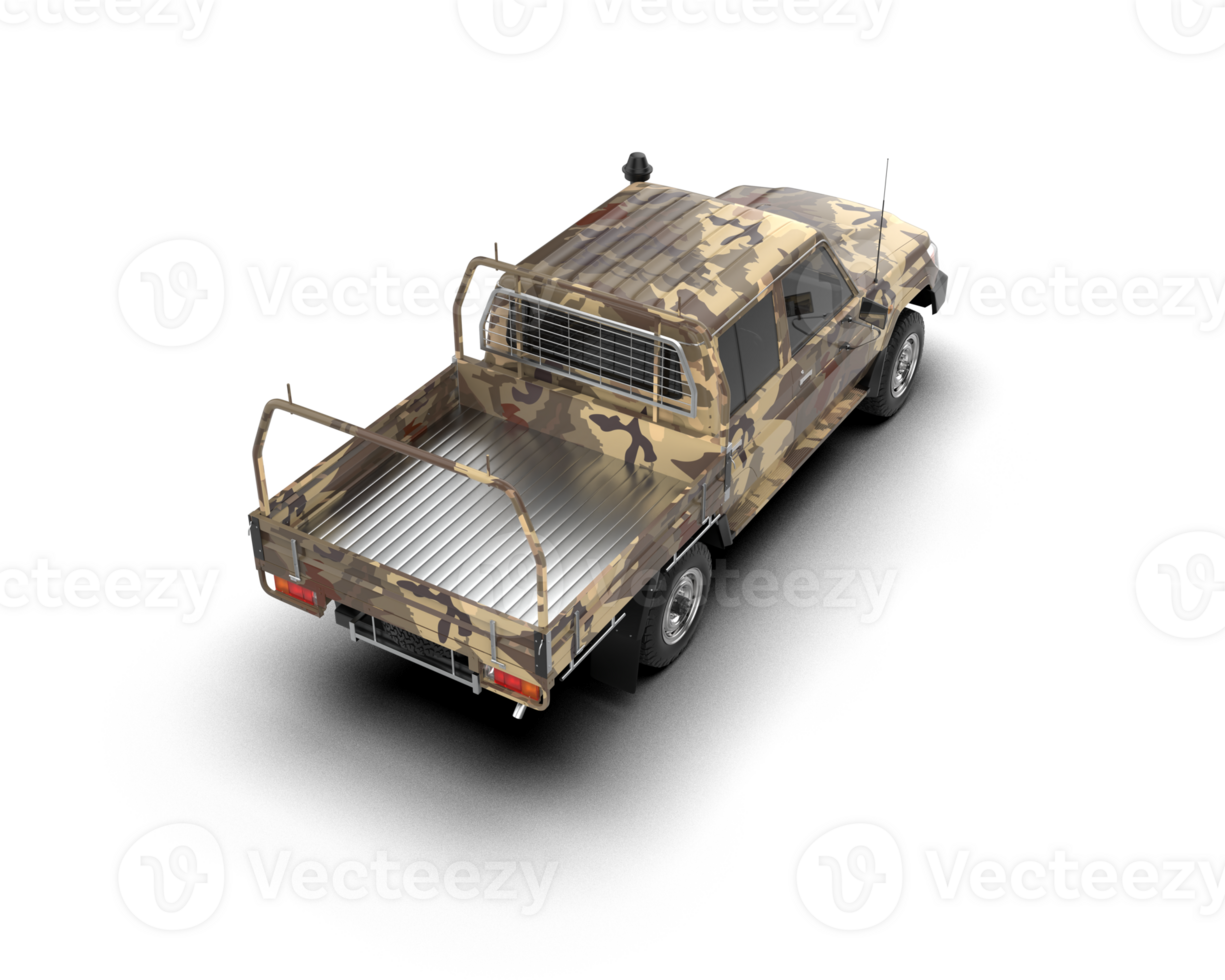Realistic bus isolated on background. 3d rendering - illustration png