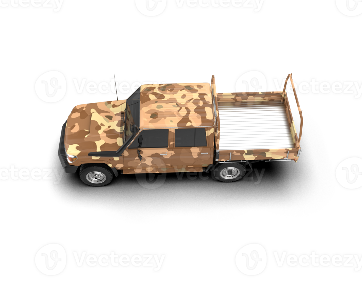 Realistic bus isolated on background. 3d rendering - illustration png