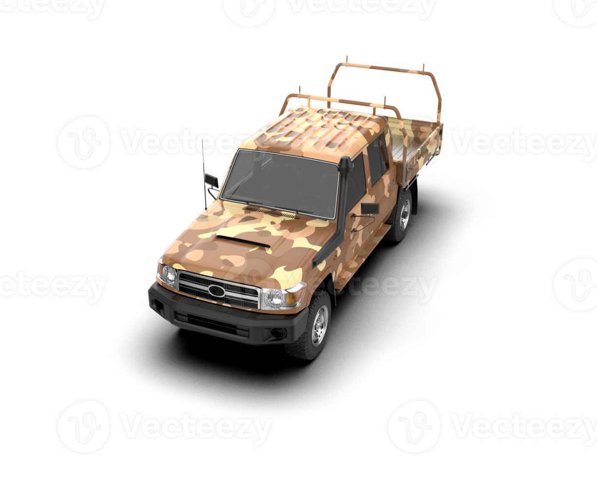 Realistic bus isolated on background. 3d rendering - illustration png