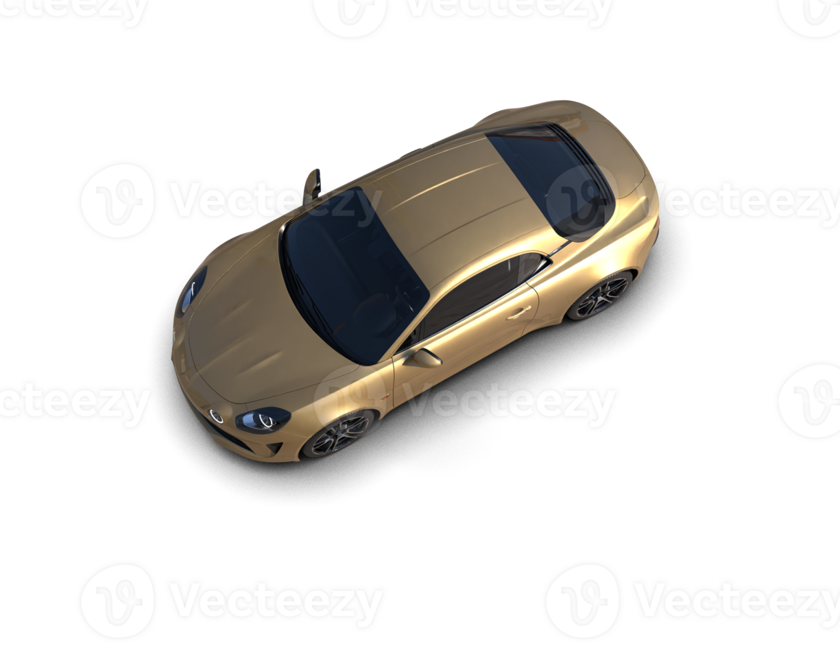 réaliste sport voiture isolé sur Contexte. 3d le rendu - illustration png