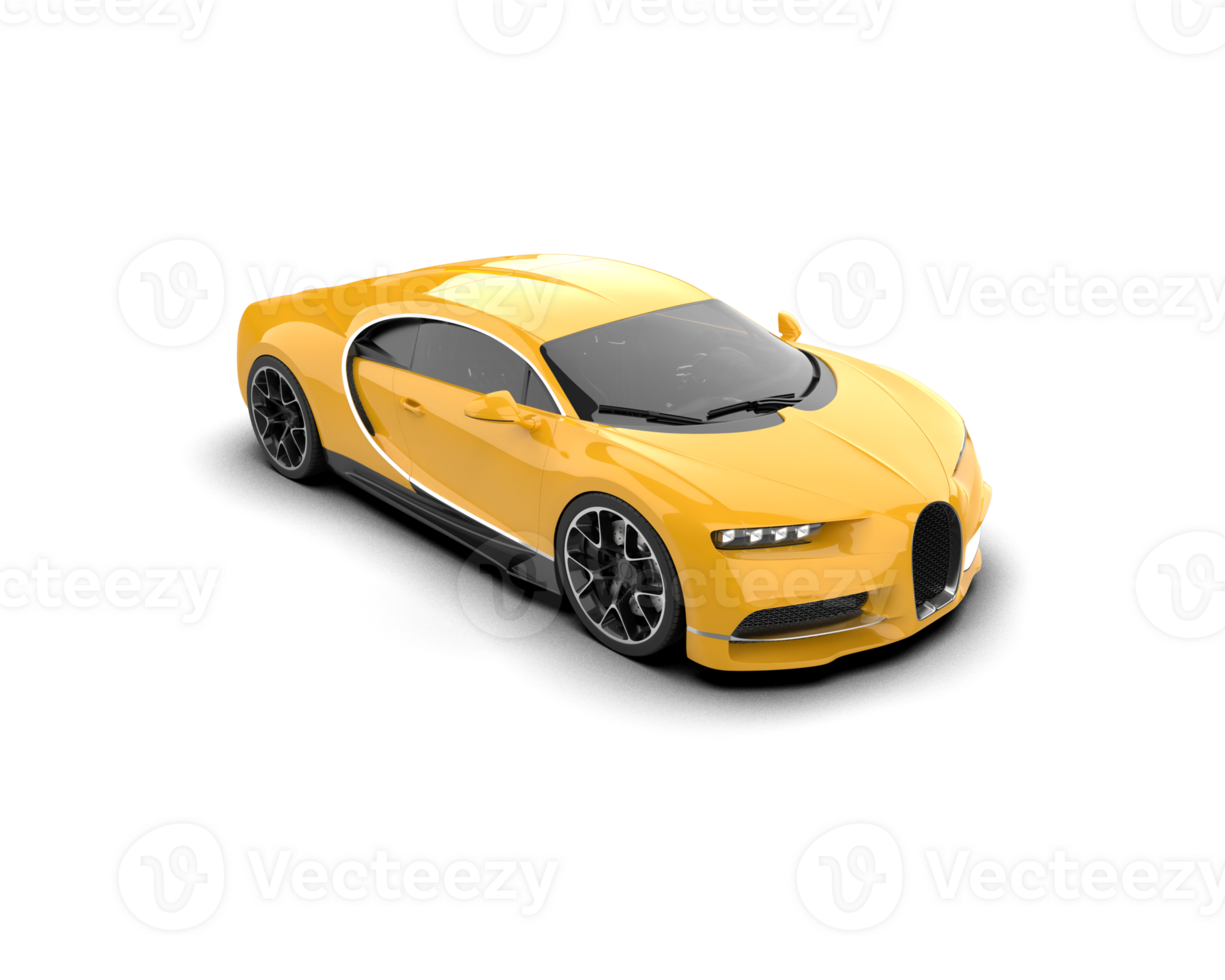 réaliste sport voiture isolé sur Contexte. 3d le rendu - illustration png