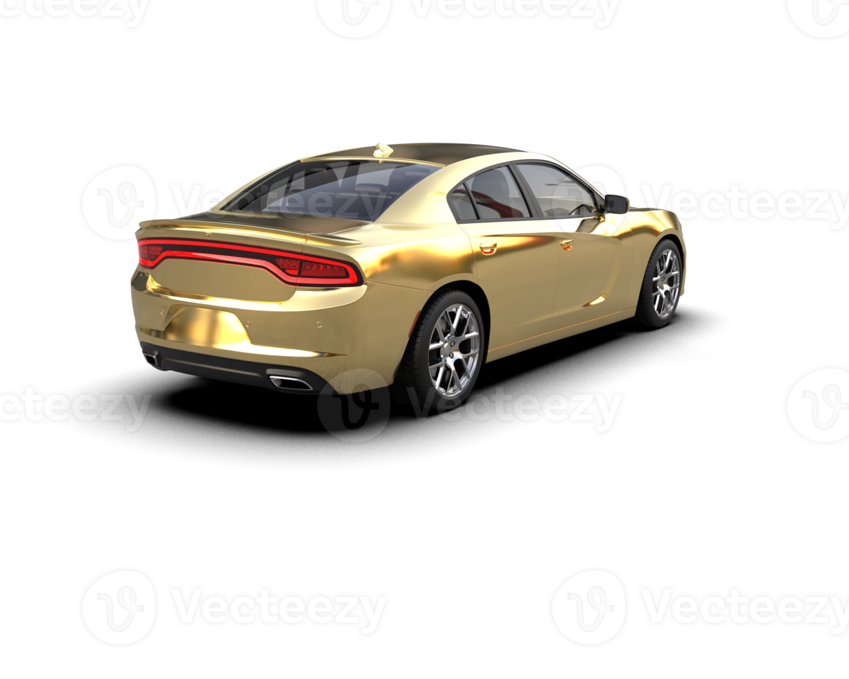 réaliste sport voiture isolé sur Contexte. 3d le rendu - illustration png