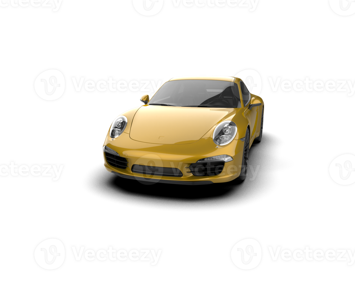realistisch Sport Auto isoliert auf Hintergrund. 3d Rendern - - Illustration png