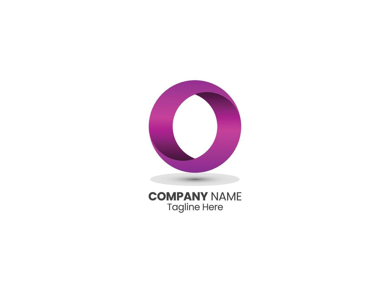 Letter o logo design. Creative logo design. vector