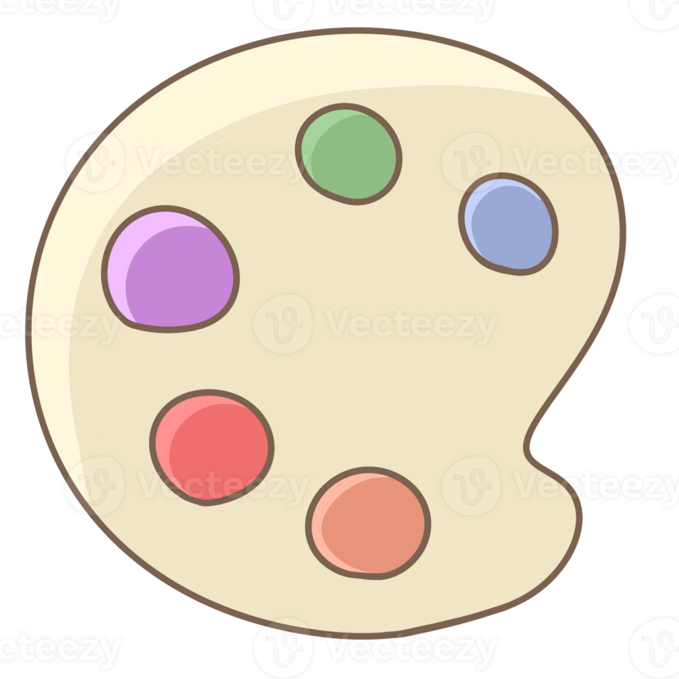 Color palette for painting png