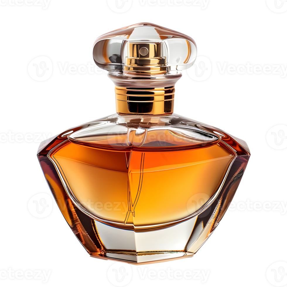 Luxury perfume bottle isolated on transparent background png