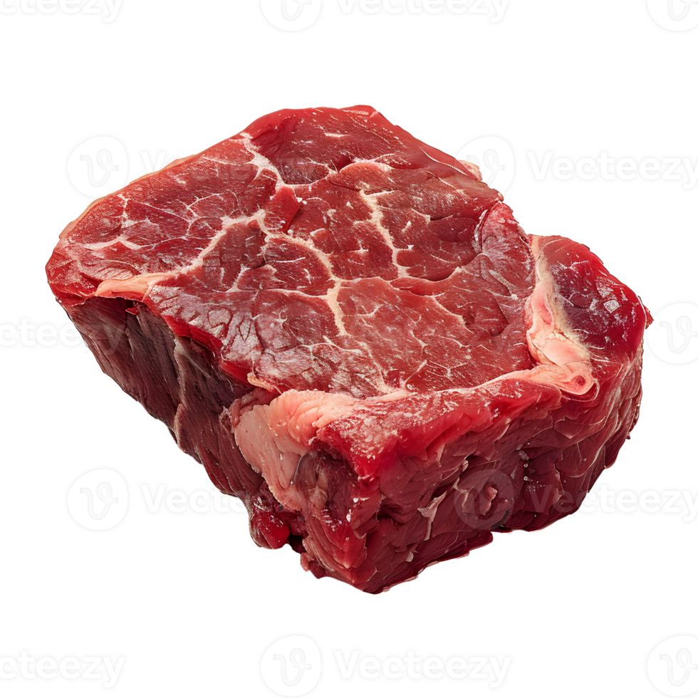 Meat in its raw state isolated on transparent background png