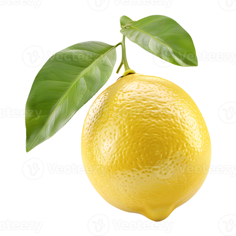 Lemon isolated fruits on transparent background png