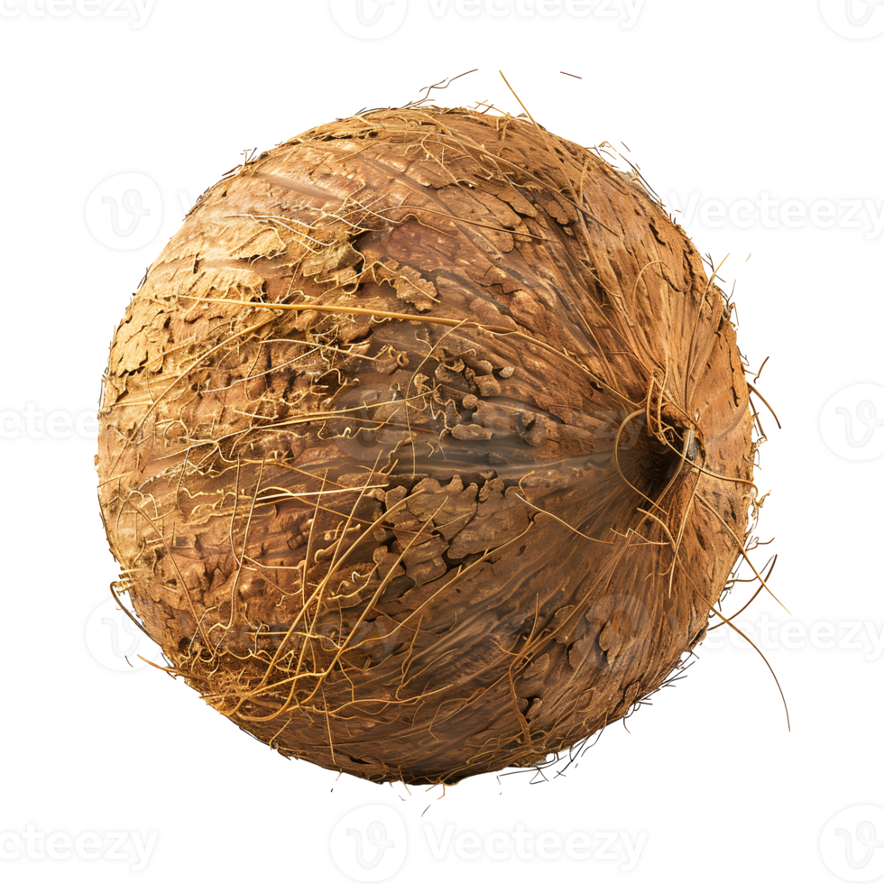 Coconut isolated on transparent background png