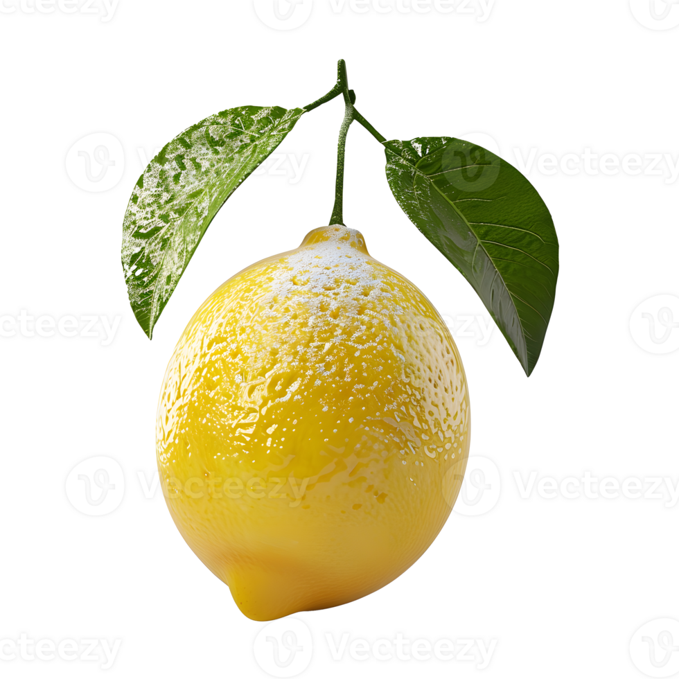 Lemon isolated fruits on transparent background png