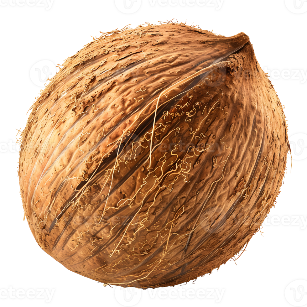Coconut isolated on transparent background png