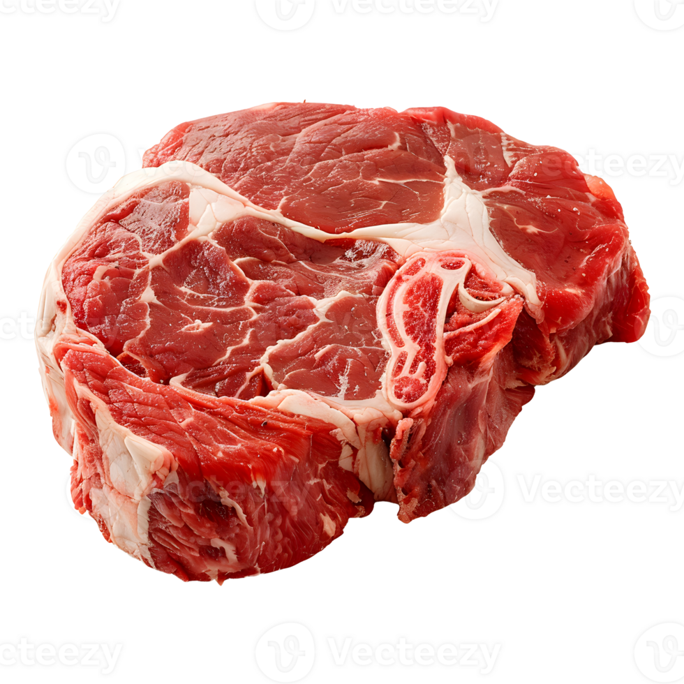 Meat in its raw state isolated on transparent background png